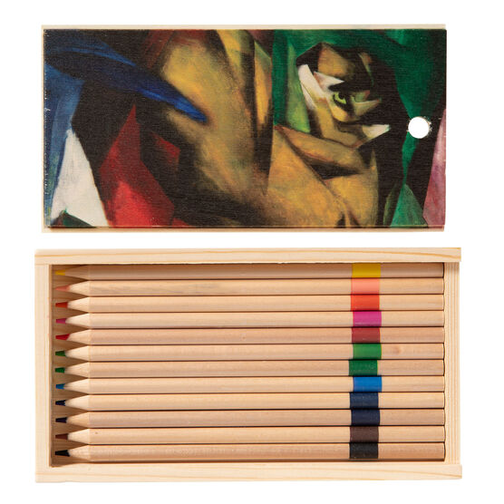 Franz Marc Tiger colouring pencil set